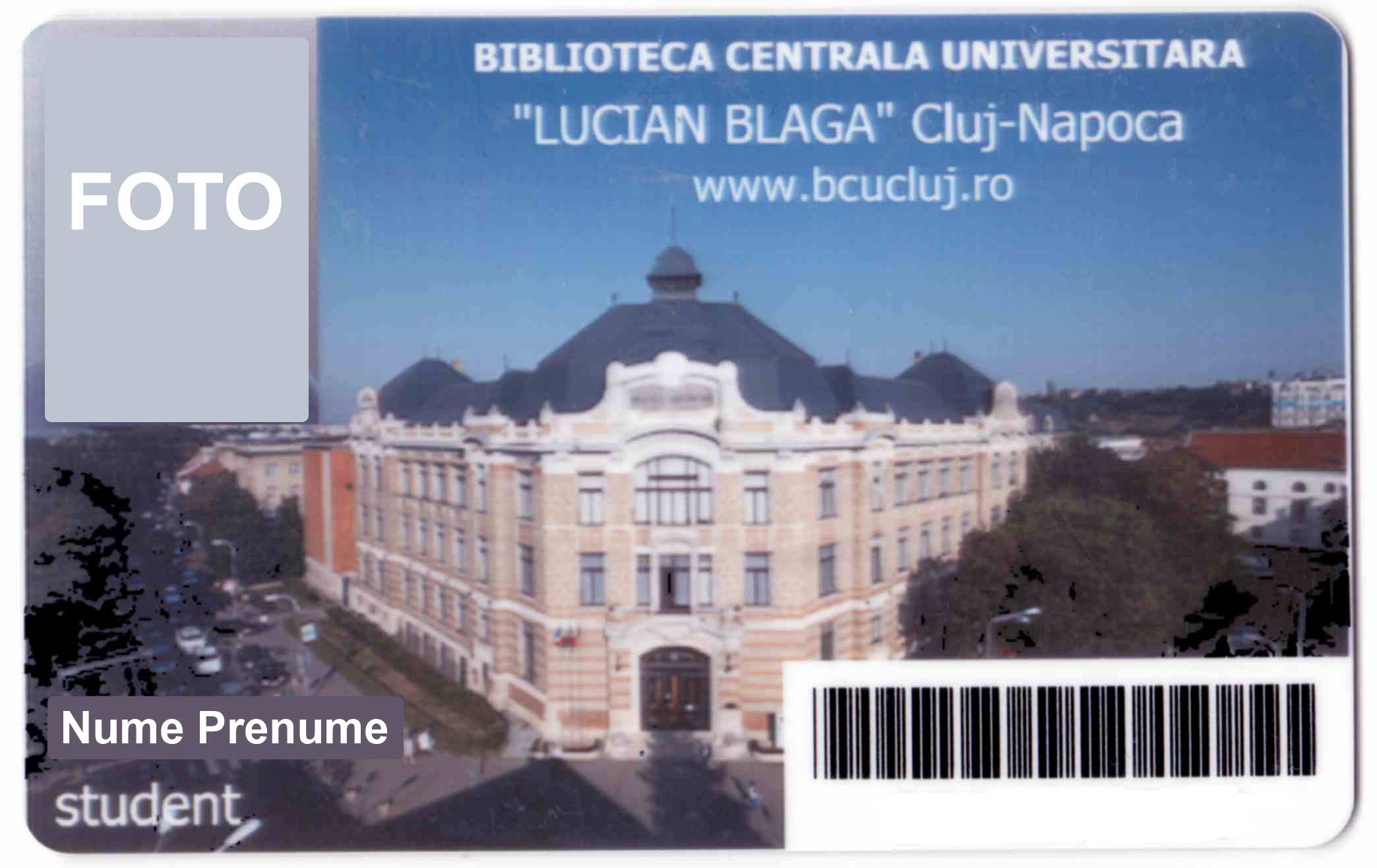 Passive capture Europe Vreau permis de bibliotecă | Biblioteca Centrală Universitară "Lucian  Blaga" Cluj-Napoca