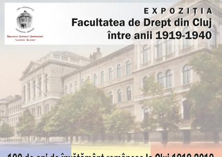 Afis expozitie Facultatea de Drept 