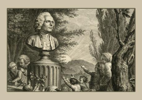 Rousseau citit cu acul gravorului